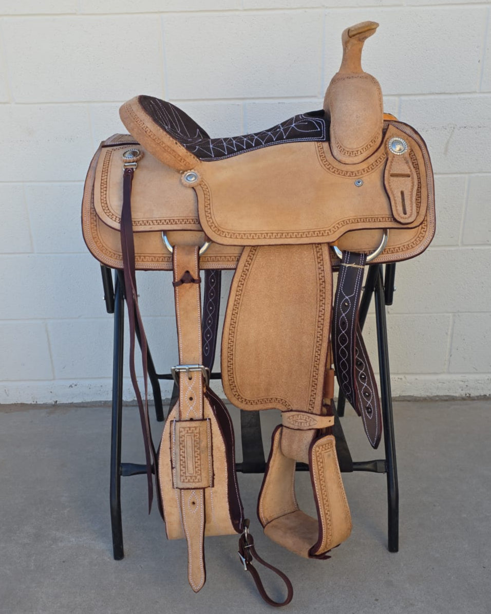 #1557 15" Corriente Roping Saddle