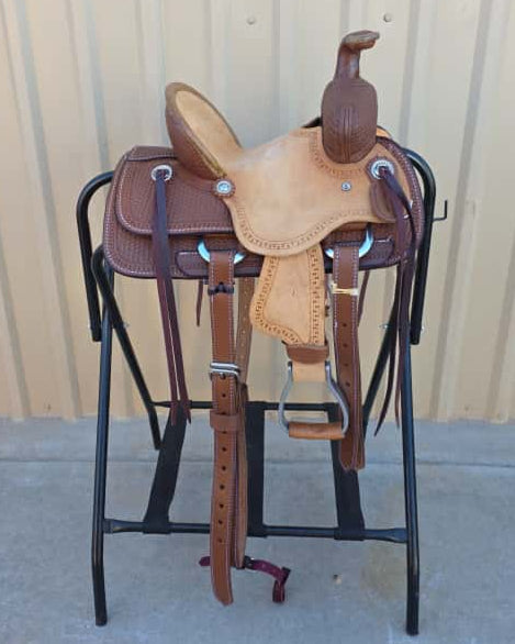 #2129 10" Corriente Youth Association Buckaroo Saddle