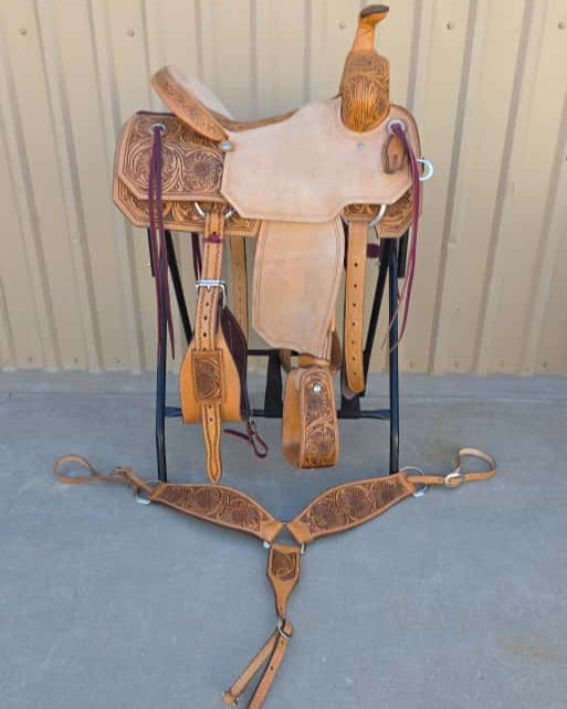 #2139 15.5" Corriente Association Ranch Saddle