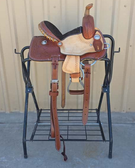 #2198 10" Corriente Youth Kids Barrel Saddle