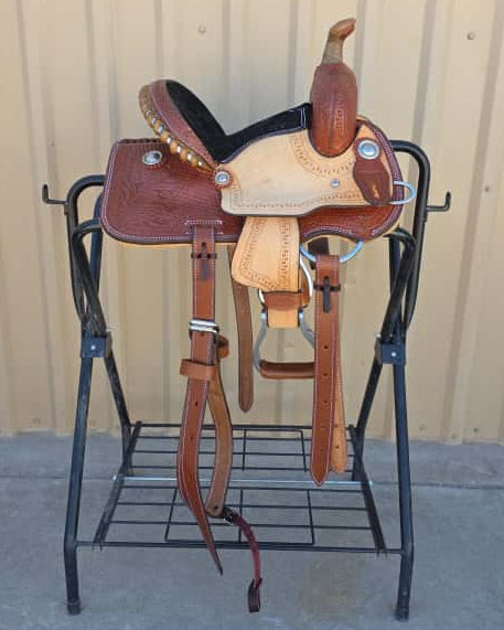#2199 10" Corriente Youth Kids Barrel Saddle