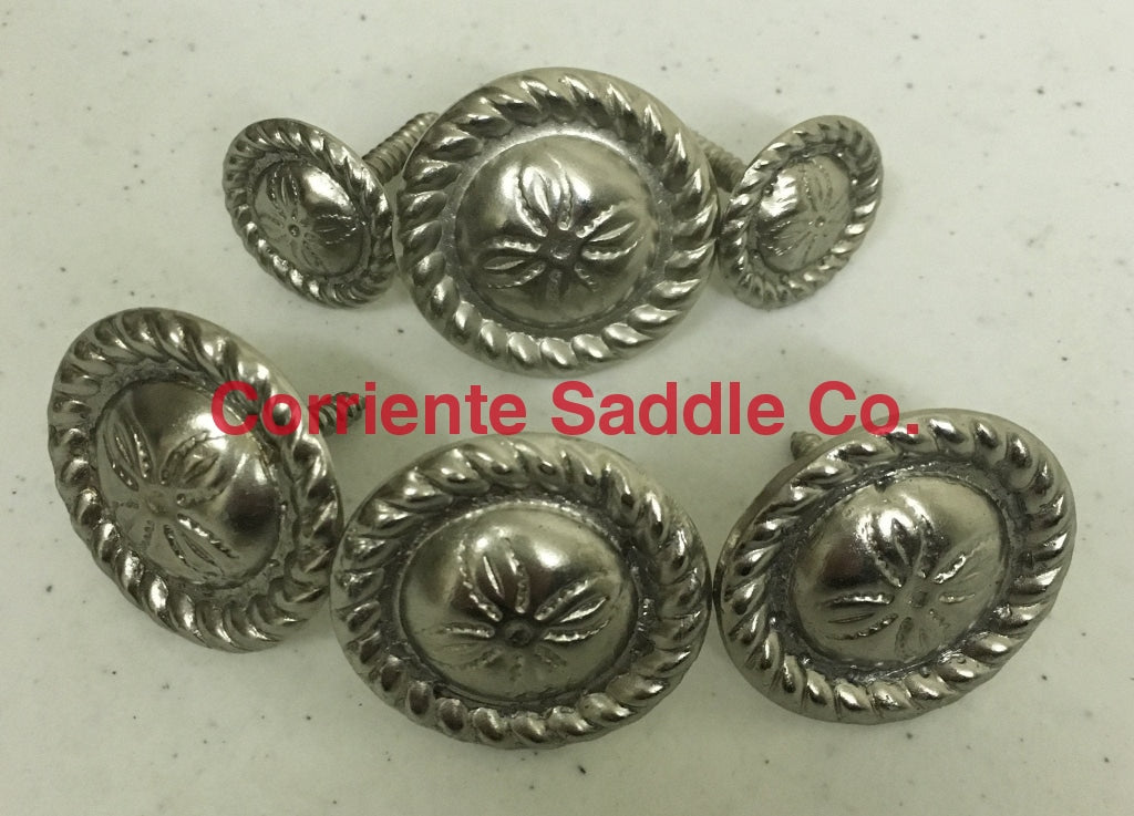CBCONCH 131Z Silver Conchos - Corriente Saddle