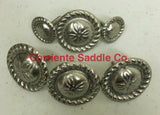 CBCONCH 131Z Silver Conchos - Corriente Saddle
