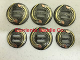 CBCONCH 133 Feather Slotted Conchos - Corriente Saddle