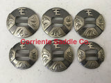 CBCONCH 145 Initials on Slotted Conchos - Corriente Saddle