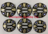 CBCONCH 160 Purple Stone Conchos - Corriente Saddle