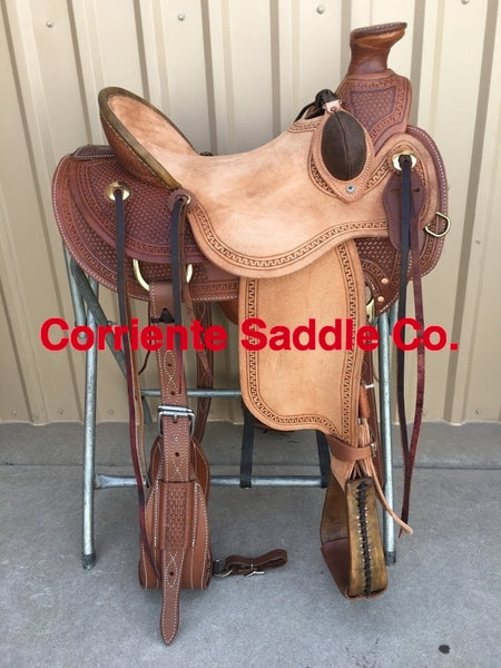 Support De Pied (bucking Rolls) 100% Cuir Pour Selle Western - Style Vintage - Taille Normale - Neuf Sous Emballage