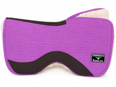CSBLANKET 110E Corriente 28” Split Front Barrel Pad With Fleece Lining (PURPLE)