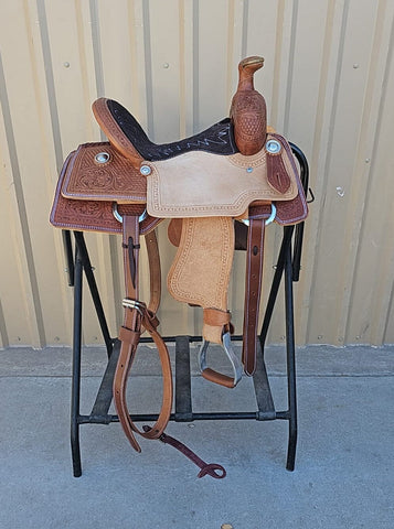 #1025 12" Corriente Youth Kids Roping Saddle