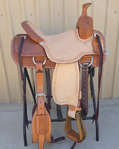 #1434 16" Corriente Association Ranch Saddle