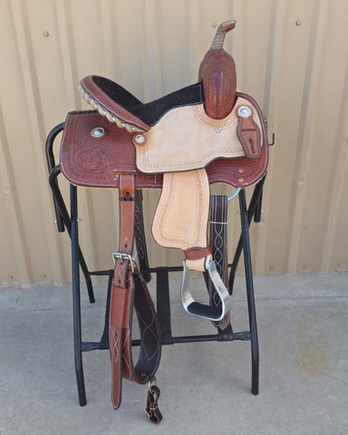 #2041 12" Corriente Barrel Saddle