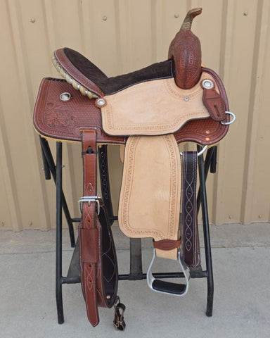 #2044 14.5" Corriente Barrel Saddle