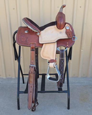 #2045 12.5" Corriente Barrel Saddle