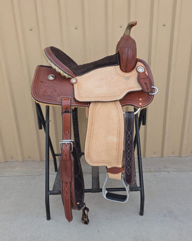 #2069 14" Corriente Barrel Saddle