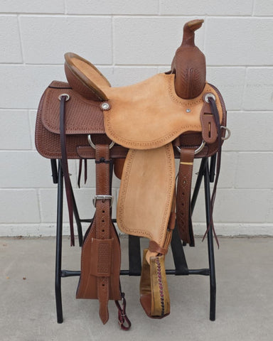 #2080 15" Corriente Association Ranch Saddle