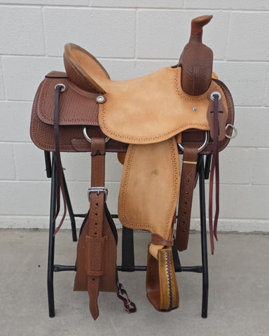 #2081 15.5" Corriente Association Ranch Saddle