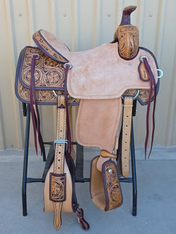 #2359 15.5" Corriente Association Ranch Saddle