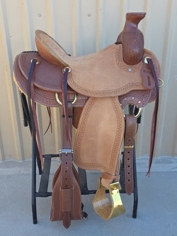 #2373 16" Corriente Association Ranch Saddle