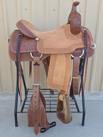 #2382 16" Corriente Ranch Cutting Saddle