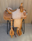 #2904 15" Corriente Team Roping Saddle