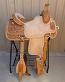 #2905 15.5" Corriente Team Roping Saddle