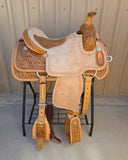 #2906 16" Corriente Team Roping Saddle