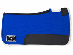 CSBLANKET 115A Corriente Fleece Lined Felt Pony Pad (Blue)