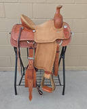 #3041 14.5"Corriente Team Roping Saddle