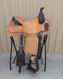 #3043 15" Corriente Team Roping Saddle