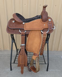 #3048 15.5" Corriente Team Roping Saddle