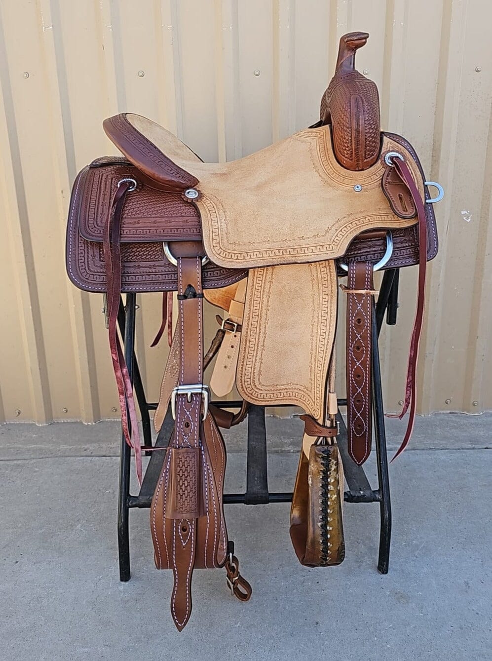 #311 16" Corriente Ranch Cutter Saddle