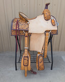 #3206 14.5" Corriente Team Roping Saddle