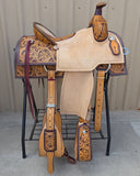 #3207 15" Corriente Team Roping Saddle