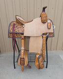 #3209 16" Corriente Team Roping Saddle
