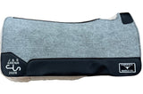 CSBLANKET 106 Corriente Fleece Lined Embroidered Felt Pad (Grey)