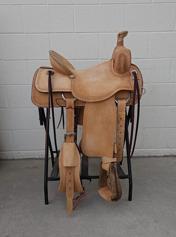 #456 15.5" Corriente Association Ranch Saddle