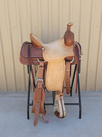 #496 15" Corriente Association Ranch Saddle