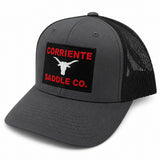 Charcoal Grey Cap with Black Patch