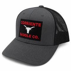 Charcoal Grey Cap with Black Patch