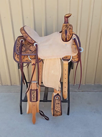 #519 14.5" Corriente Association Ranch Saddle