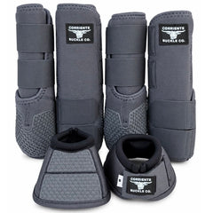 Corriente Splint & Bell Boot Set (GREY)