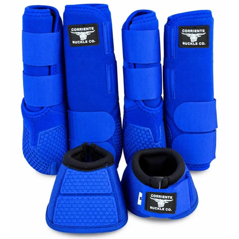 Corriente Splint & Bell Boot Set (BLUE)