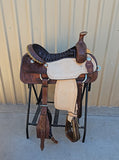 #943 15.5" Corriente Team Roping Saddle