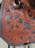 #987 13" Corriente New Style Barrel Saddle