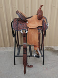 #987 13" Corriente New Style Barrel Saddle