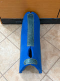 BARGAIN SADDLE PAD #08 Blue Felt with Imitation Crocodile