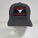 Charcoal Grey Cap with Black Patch
