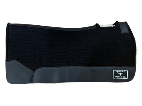 BARGAIN SADDLE PAD #01 Black with Fleece