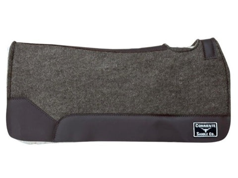BARGAIN SADDLE PAD #03 Brown with Fleece
