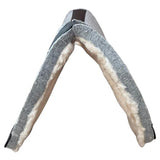 BARGAIN SADDLE PAD #02 Grey with Fleece